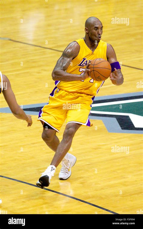 October 4 2015 Los Angeles Lakers Guard Kobe Bryant 24 Passes The