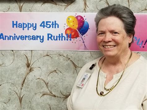 Ruth Holloway Rn Honored For Years Of Service Sparta Community