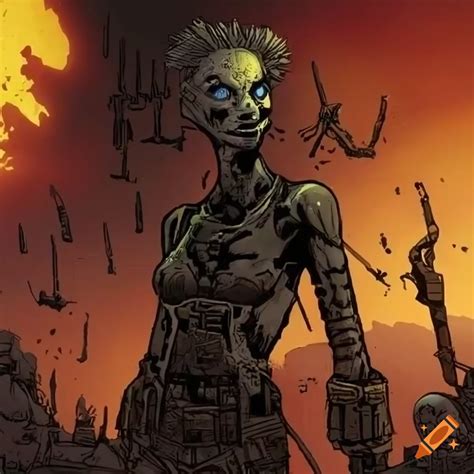 Dark Sci Fi Comic Wasteland On Craiyon