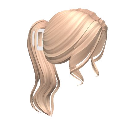 Clipped Ponytail In Blonde Roblox