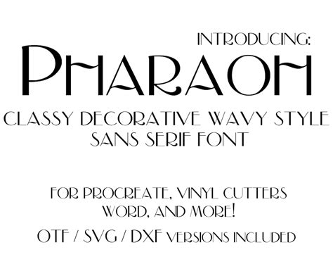 Egyptian Font, Calligraphy Font SVG, Vintage Handwriting Font, Pharoh ...