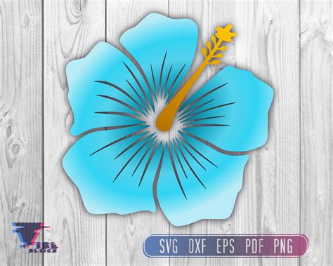 Hawaiian Flowers Svg Hawaiian Flower Svg Hibiscus Svg Etsy