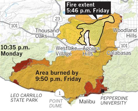 Hill And Woolsey Fire Map United States Map