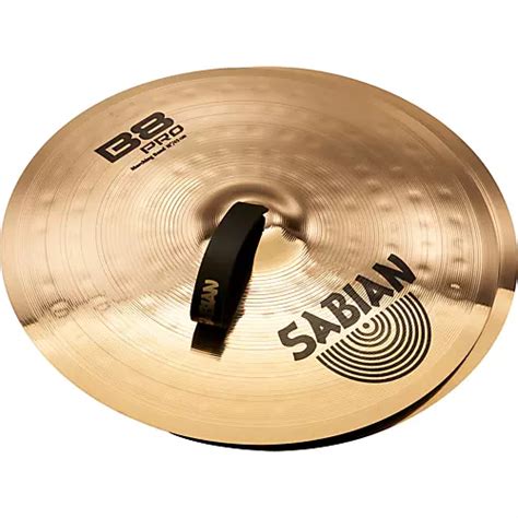 Sabian B8 Pro Marching Band Cymbals (Pair) Brilliant 18 in. | Musician's Friend