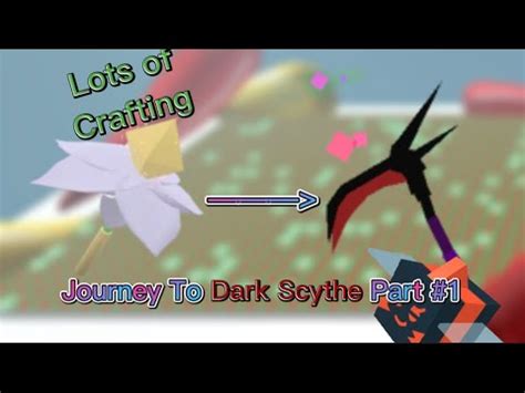 Journey To Dark Scythe Part 1 LOT OF CRAFTING Bee Swarm Simulator