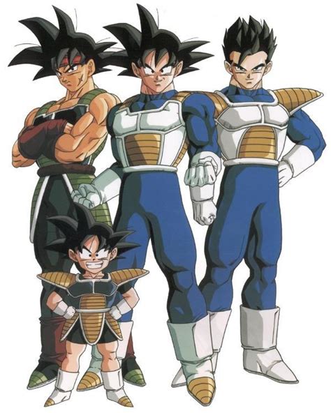 Image - Bardock, Goku, Gohan, and Goten.jpg - Thejacoby14 Wiki