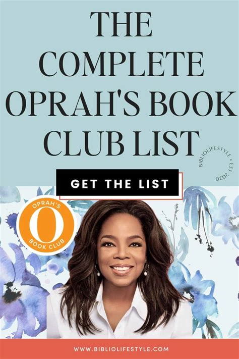 BiblioLifestyle | Oprah's Book Club: The Complete List (2025)