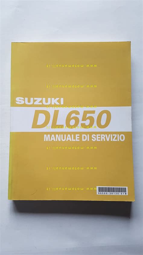 Suzuki V Strom 650 DL 2004 Manuale Officina ITALIANO Originale MotoFox