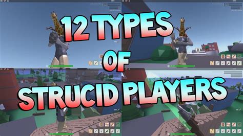 12 TYPES OF STRUCID PLAYERS ROBLOX YouTube