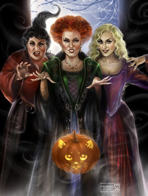 Hocus Pocus Cartoon Characters : Sanderson Sisters Life-size Cardboard ...