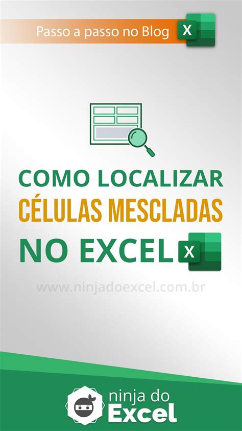 Aula Gratuita Como Encontrar C Lulas Mescladas No Excel Fala