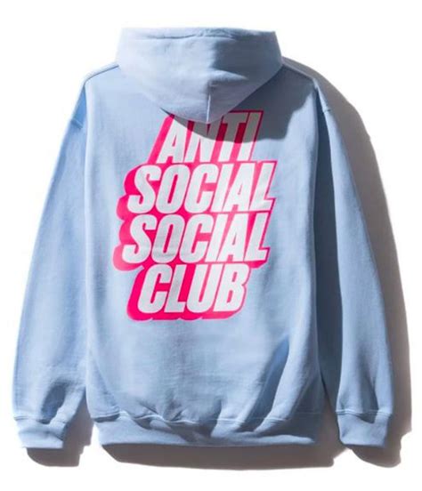 Anti Social Social Club Assc Blue Hoodie Jackets Masters