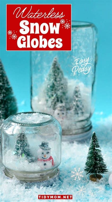 How To Make A Waterless Snow Globes