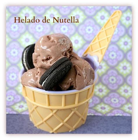 Helado De Nutella Helados Nutella Heladeria