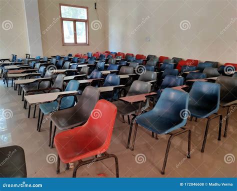 Coaching Centre Concept Picture In A Hall Room In A College Stock Photo