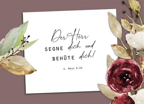 Postkarte Der Herr Segne Dich Youmedia