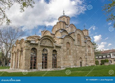 Gracanica Monastery Unesco World Heritage Stock Image Image Of