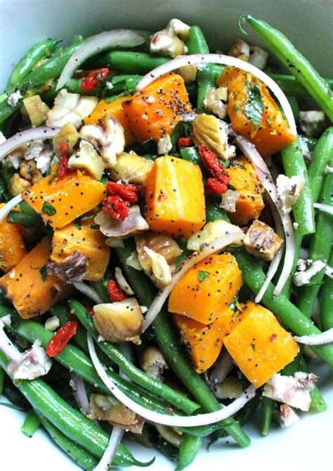 Freshncrunchy Chestnut Recipes Roasted Butternut Squash Green Beans