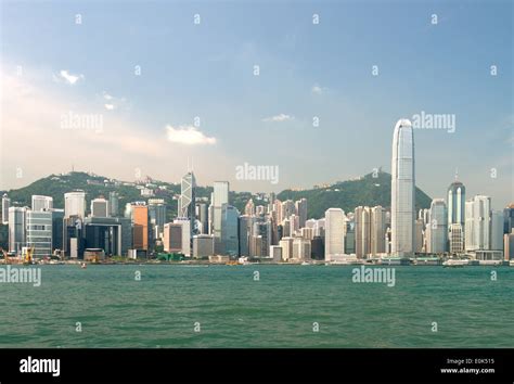 Hong Kong City Skyline Stock Photo - Alamy