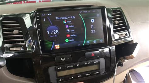 Toyota Fortuner 2012 2015 Tablet Size Android Head Unit Infotainment