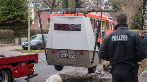 Hamburg Mobile Blitzer Anhänger werden immer häufiger beschädigt