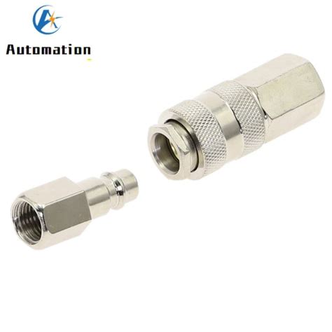 Hot K 1Pc Euro Air Line Hose Connector Fitting Female Quick Release 1