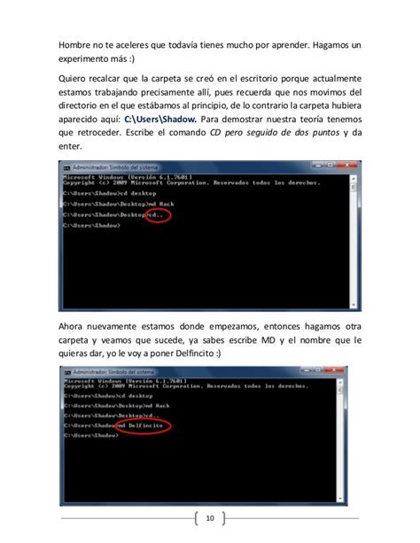 Como Utilizar El Simbolo Del Sistemacmd