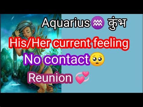 Aquarius No Contactreunion Current Feeling Kumbh Love Tarot