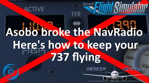 Asobo Broke The 737s Nav Radio Here S Your Alternative Rnav Approaches Real 737 Pilot Youtube