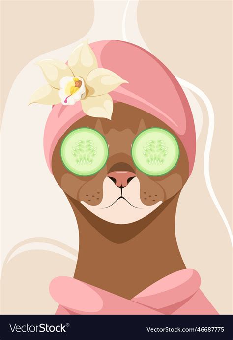 Cute Cat Royalty Free Vector Image Vectorstock