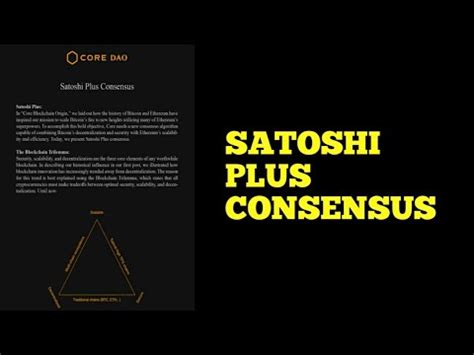 Satoshi Plus Consensus Youtube