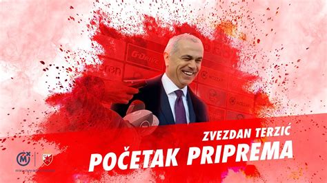 Zvezdan Terzić Početak priprema FK Crvena zvezda YouTube