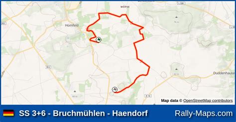 Ss Bruchm Hlen Haendorf Stage Map Rallye Buten Un Binnen