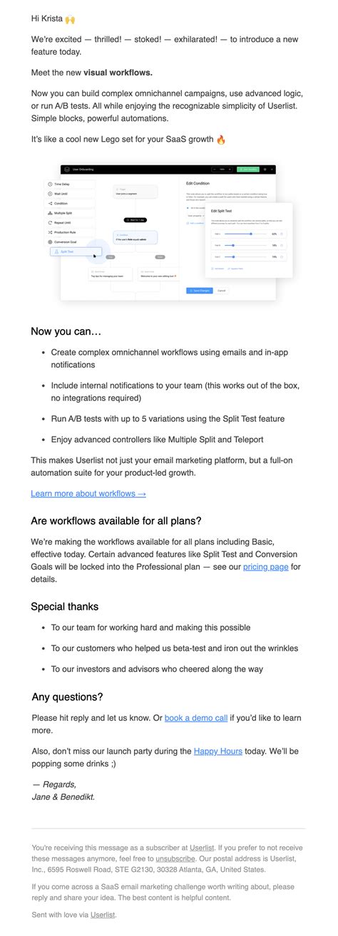 How to Write SaaS Product Update Emails + Examples