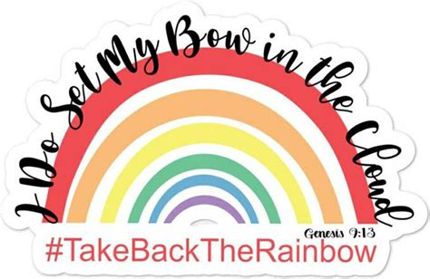 Take back the rainbow sticker suitable for outdoors | Etsy