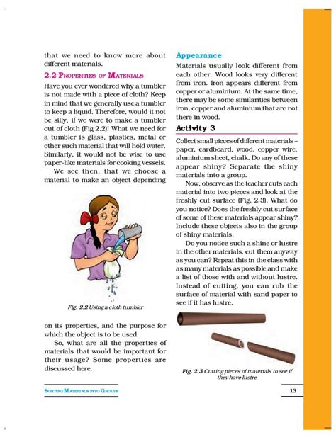 Ncert Book Class Science Chapter Sorting Materials Into Groups Pdf