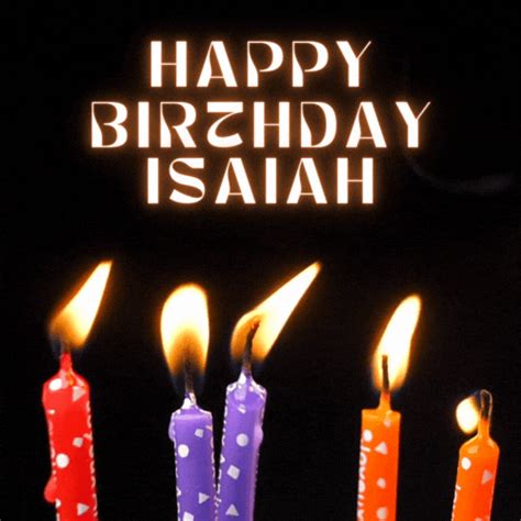 Happy Birthday Isaiah Gif