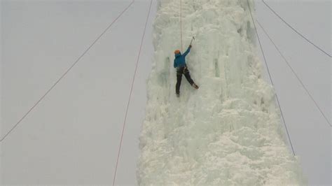 Ice climbing wall delays