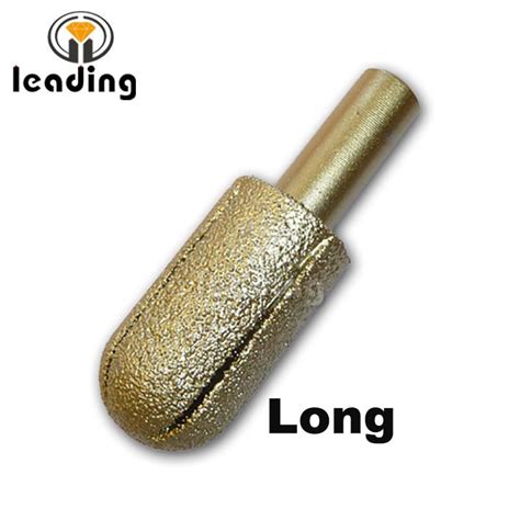 Rounded Vacuum Brazed Diamond Router Bit Mm Shank For