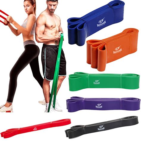 Best Pull Up Resistance Bands Bar Chin Up Assistance Set Cross Fit Assisted Elastic Rubber