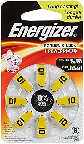 Energizer Ez Turn Lock Size Hearing Aid Batteries Count