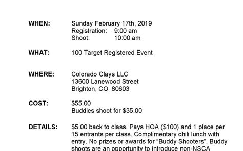 Nsca Flier Page Colorado Clays