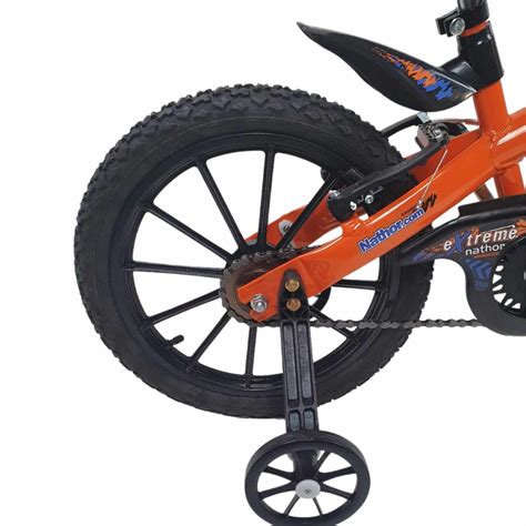 Bicicleta Infantil Aro 16 Nathor Masculino Extreme Laranja