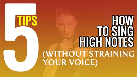 How To Sing High Notes Without Straining Your Voice Youtube