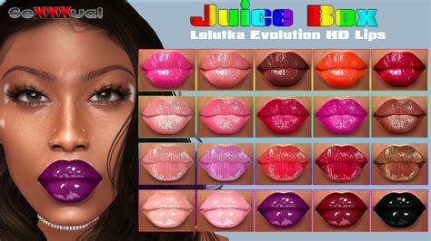 Second Life Marketplace Sexxxual Juice Box Lips Lelutka Evolution Hd