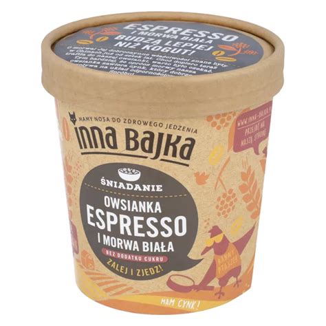 Inna Bajka Owsianka espresso morwa 70 g skład cena opinie