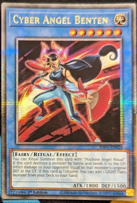 Cyber Angel Benten [quarter Century Secret Rare] Ra01 En024 Prices Yugioh 25th Anniversary