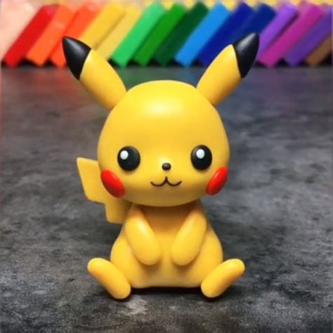 Pikachu Pokemon Linda Figura De Plastilina Lupon Gov Ph