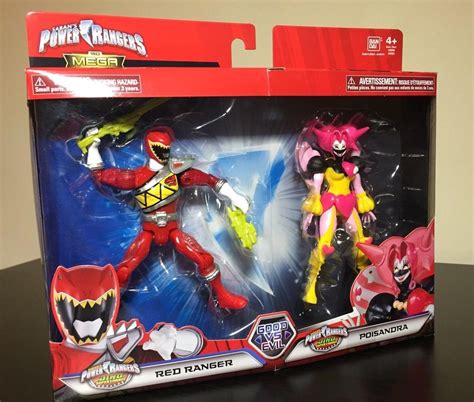 Power Rangers Dino Charge Villain Poisandra Bandai Good Vs Evil 2 Pack Red 1942189474