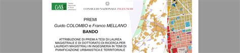 Premi Censu In Tema Di Pianificazione Urbanistica Territoriale Censu